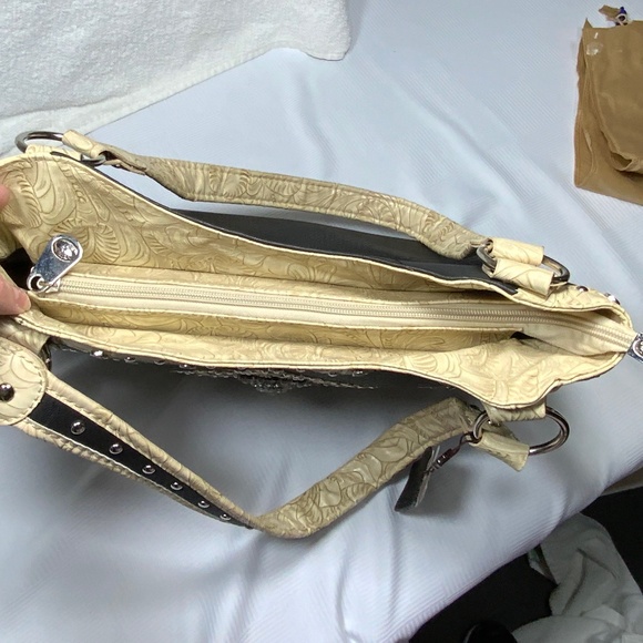 P&G Rhinestone Cross Bling Purse Shoulder Bag - Picture 5 of 13